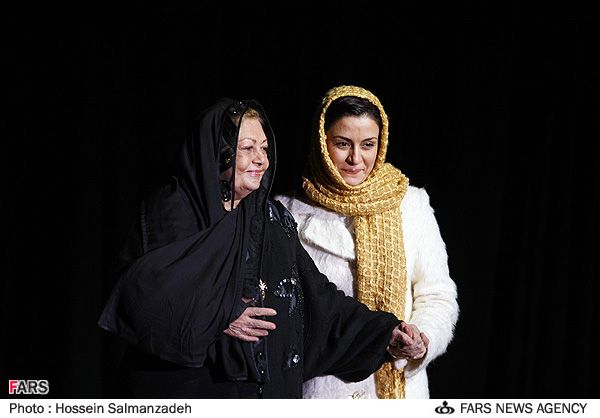 مریلا زارعی و حمیده خیرآبادی در دومین جشن بازیگران سینما